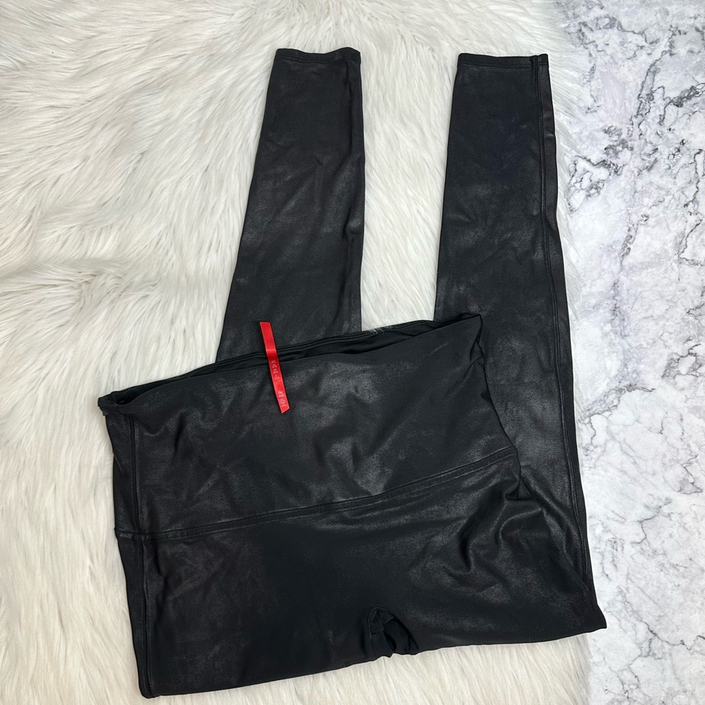 SPANX Faux Leather Leggings Size 1X